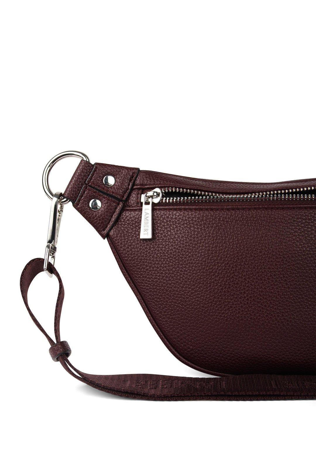 Sac banane en cuir vegan - Lambert - SARAH - Mahogany Lambert 