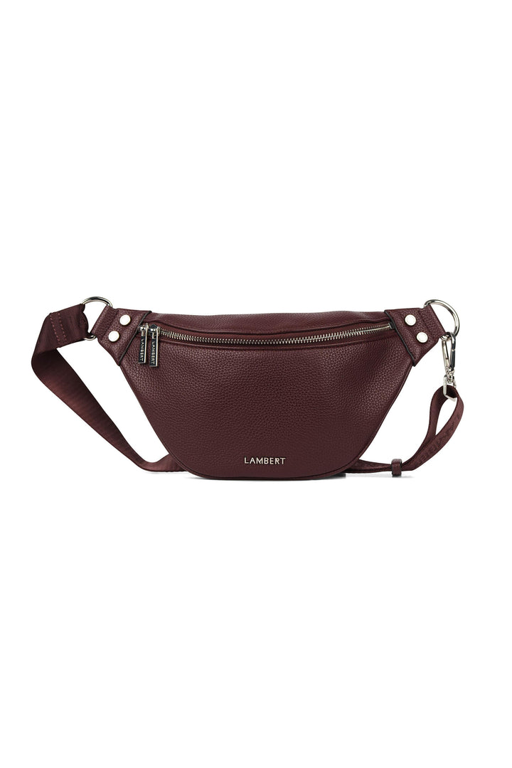 Sac banane en cuir vegan - Lambert - SARAH - Mahogany Lambert 