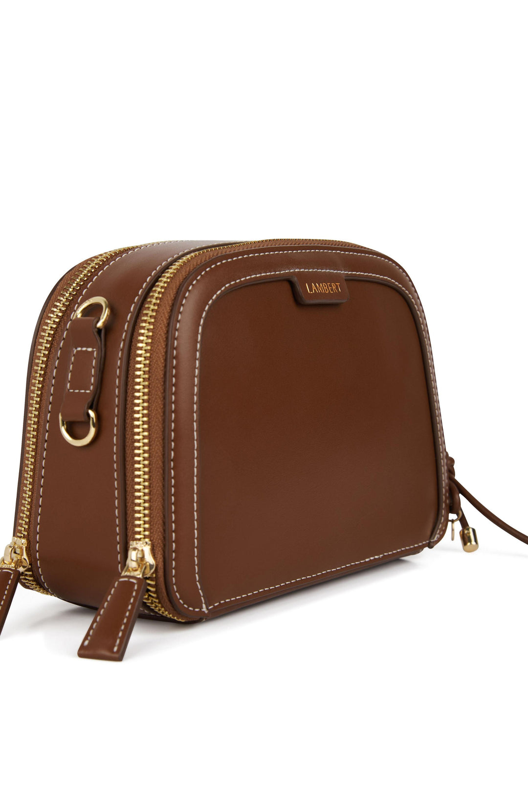 Sac bandoulière en cuir vegan - Lambert - Emmy - Hazelnut Lambert 