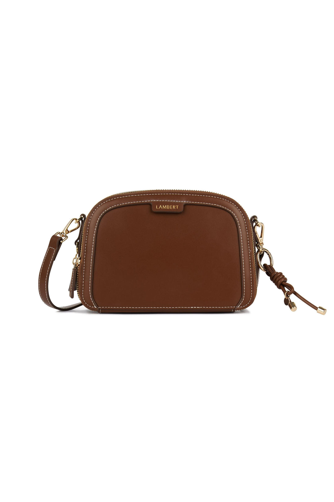 Sac bandoulière en cuir vegan - Lambert - Emmy - Hazelnut Lambert 
