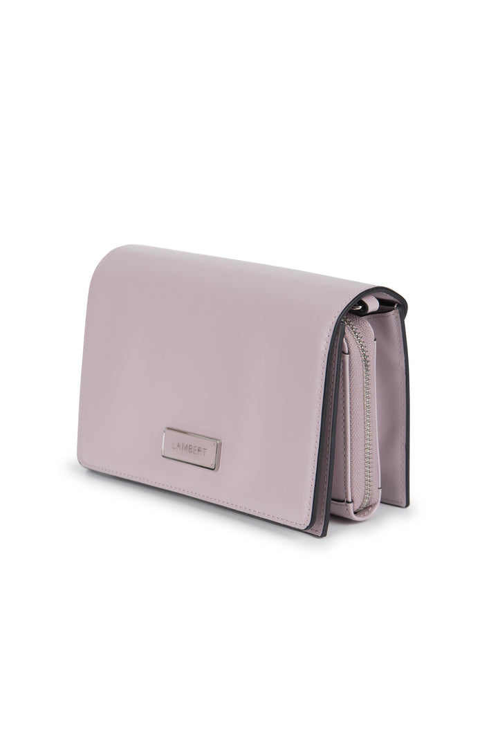 Sac bandoulière en cuir vegan - Lambert - Rebecca - Blueberry milk Lambert 