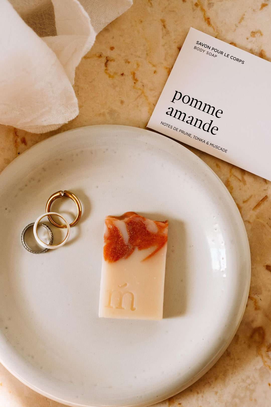 Savon pour le corps - Format voyage - Pomme amande