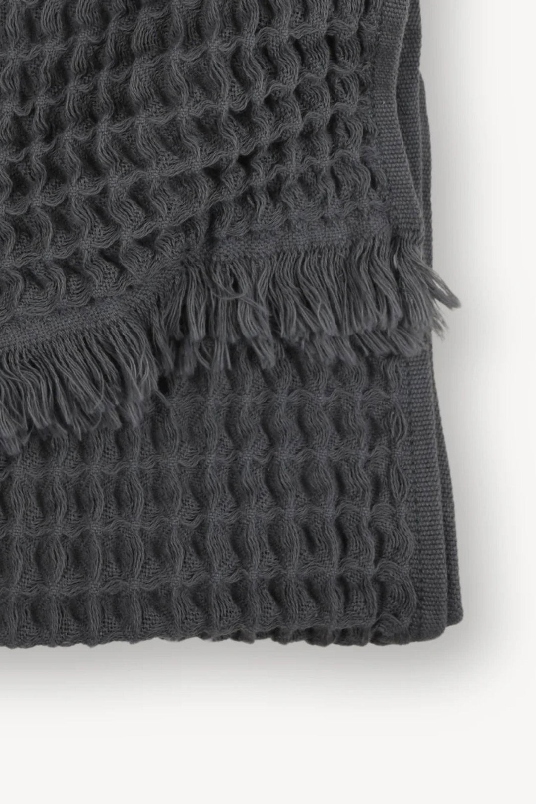 Serviette à mains - Gaufré français - Anthracite Pokoloko 