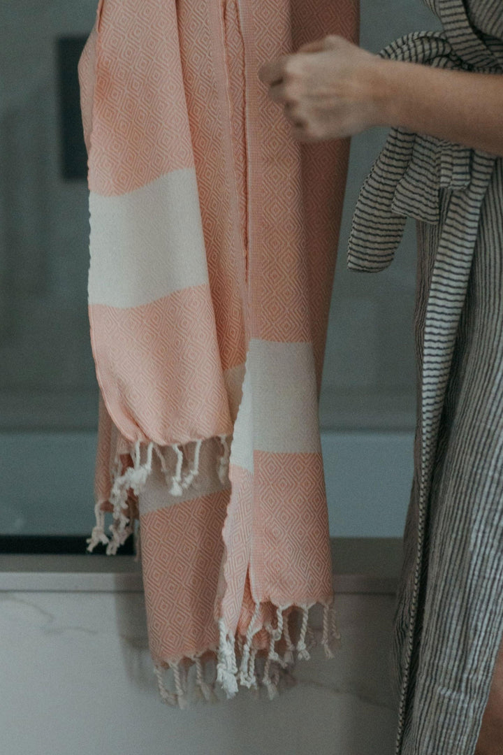 Serviette pour le corps - Diamant - Pamplemousse - Pokoloko Pokoloko 