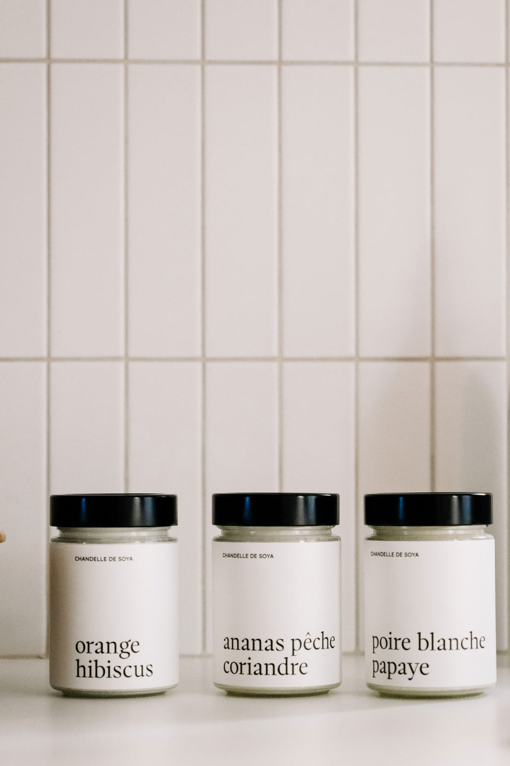 TRIO CHANDELLES DE SOYA - Fruitées - 314 ml