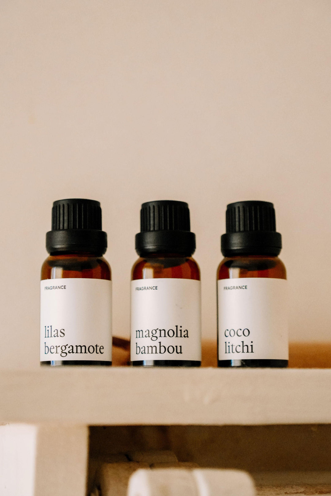 TRIO DE FRAGRANCES - Lilas bergamote / Magnolia bambou / Coco litchi Marée - Chandelles 