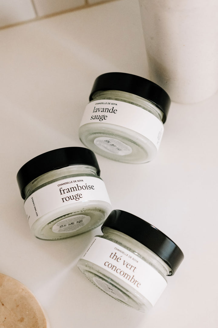 Trio de chandelles de soya - Découverte - 106 ml