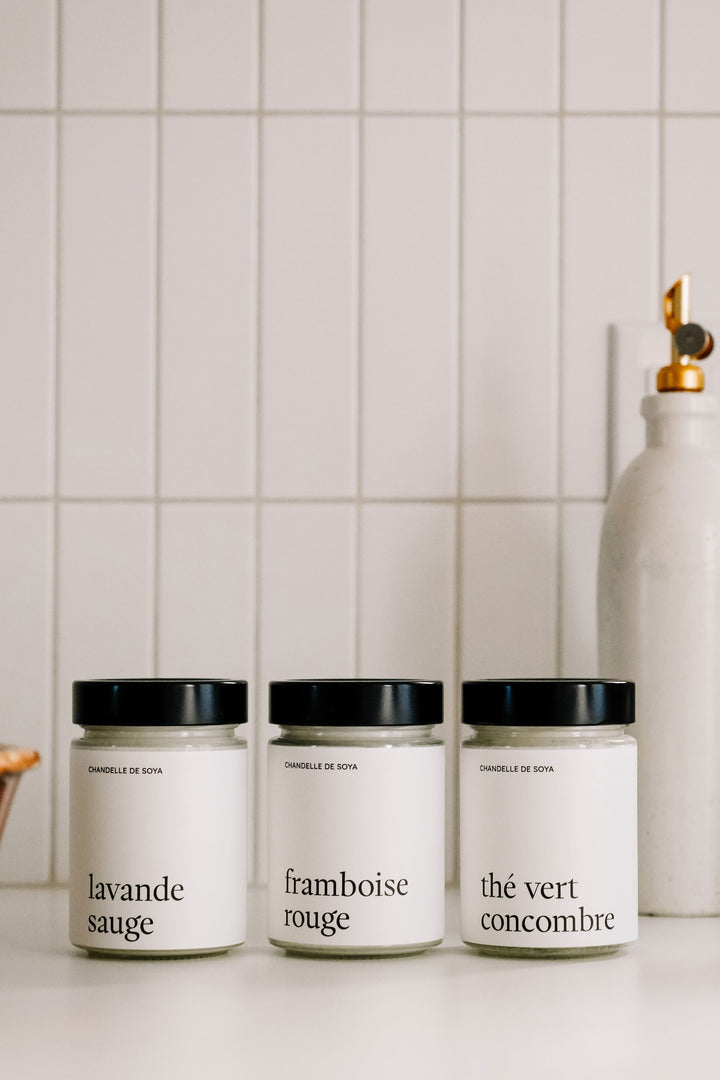 Trio de chandelles de soya - Découverte - 314 ml