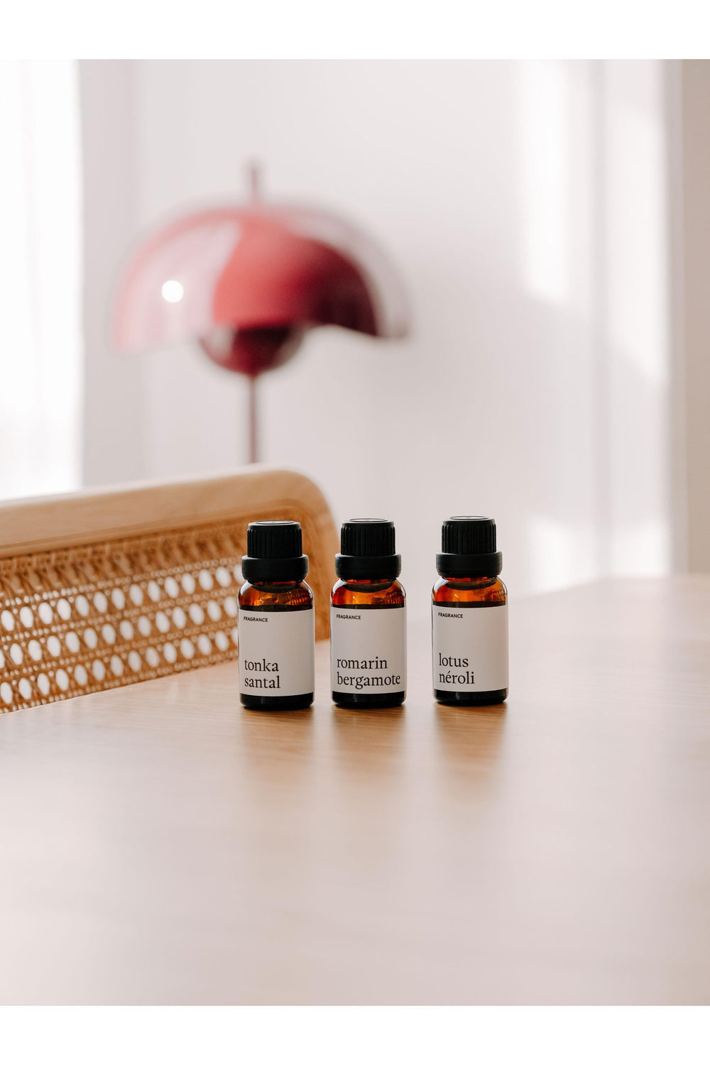 Trio de fragrances - Romarin bergamote / Tonka santal / Lotus néroli