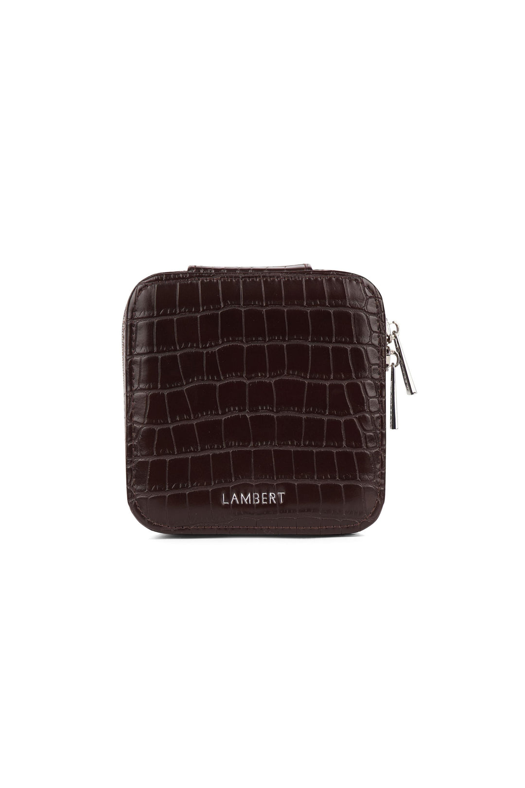 Trousse à bijoux en cuir vegan - Lambert - NOELLE - Bark croco Lambert 