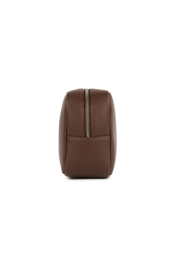 Trousse en cuir vegan - Lambert - ZOE - Chocolat
