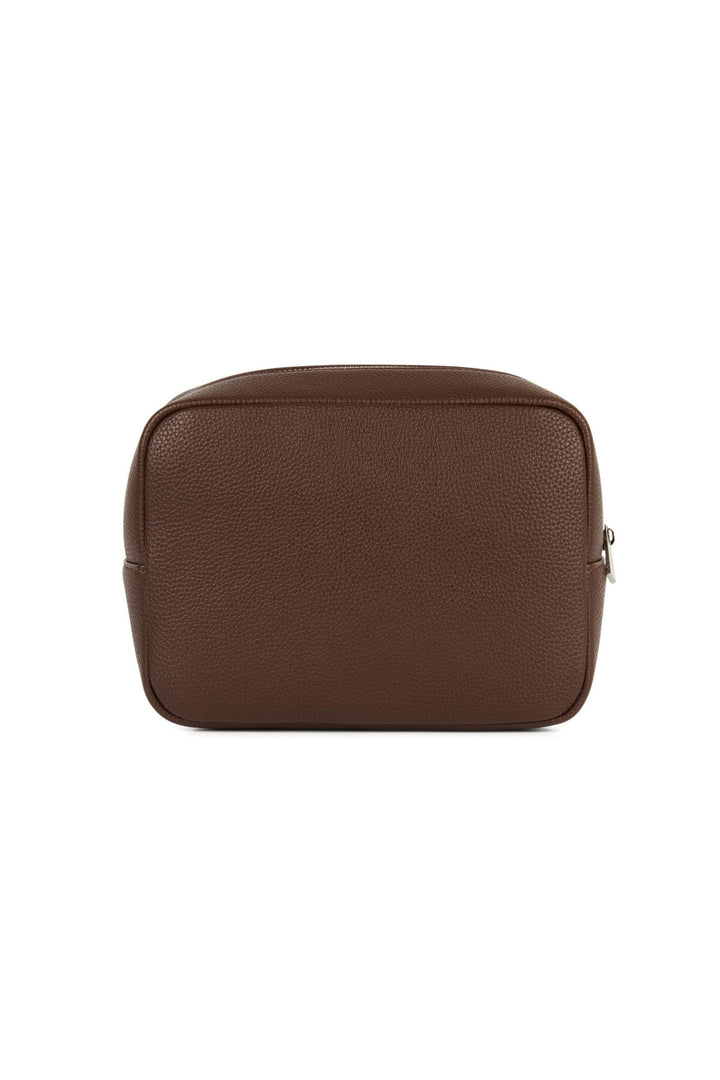 Trousse en cuir vegan - Lambert - ZOE - Chocolat