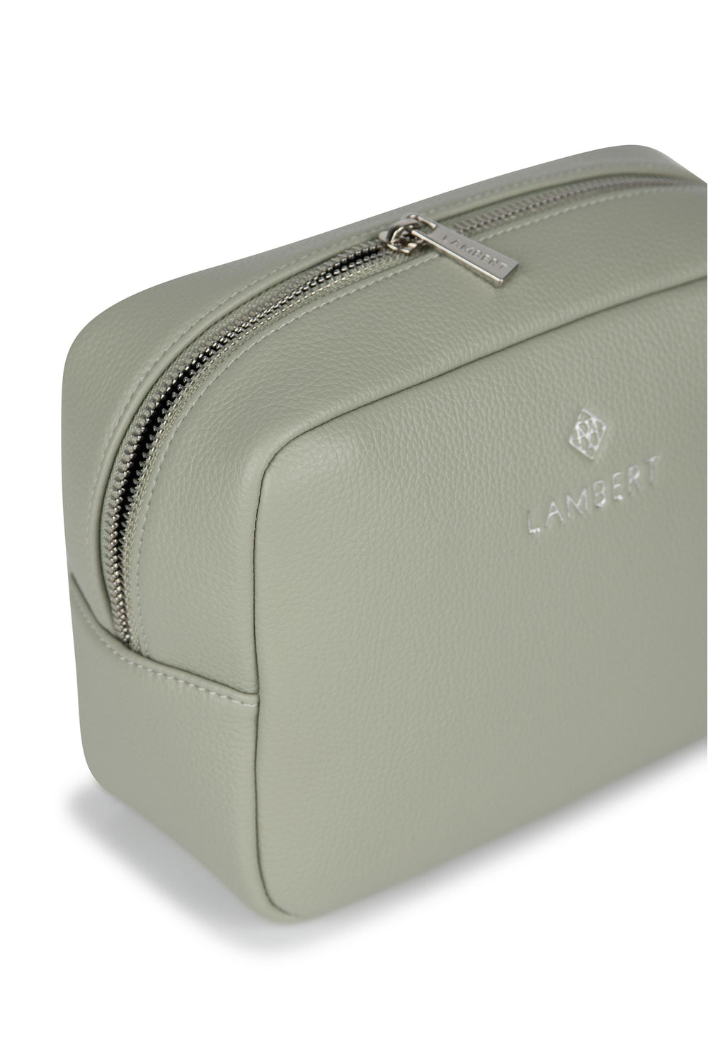 Trousse en cuir vegan - Lambert - ZOE - Sauge Lambert 