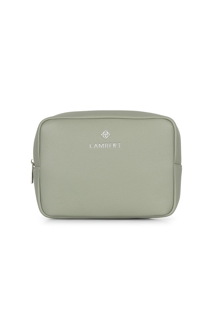 Trousse en cuir vegan - Lambert - ZOE - Sauge Lambert 